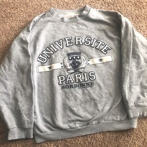 ❀ Vintage 80s/90s University of Paris Sweater ❀